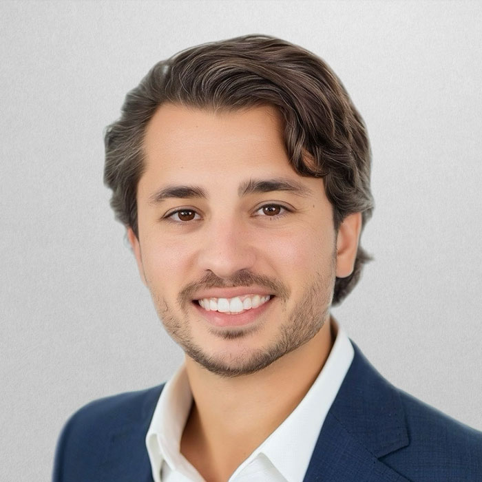 Portrait of Mike Pozielli, team member at Graham Sports & Entertainment Partners.