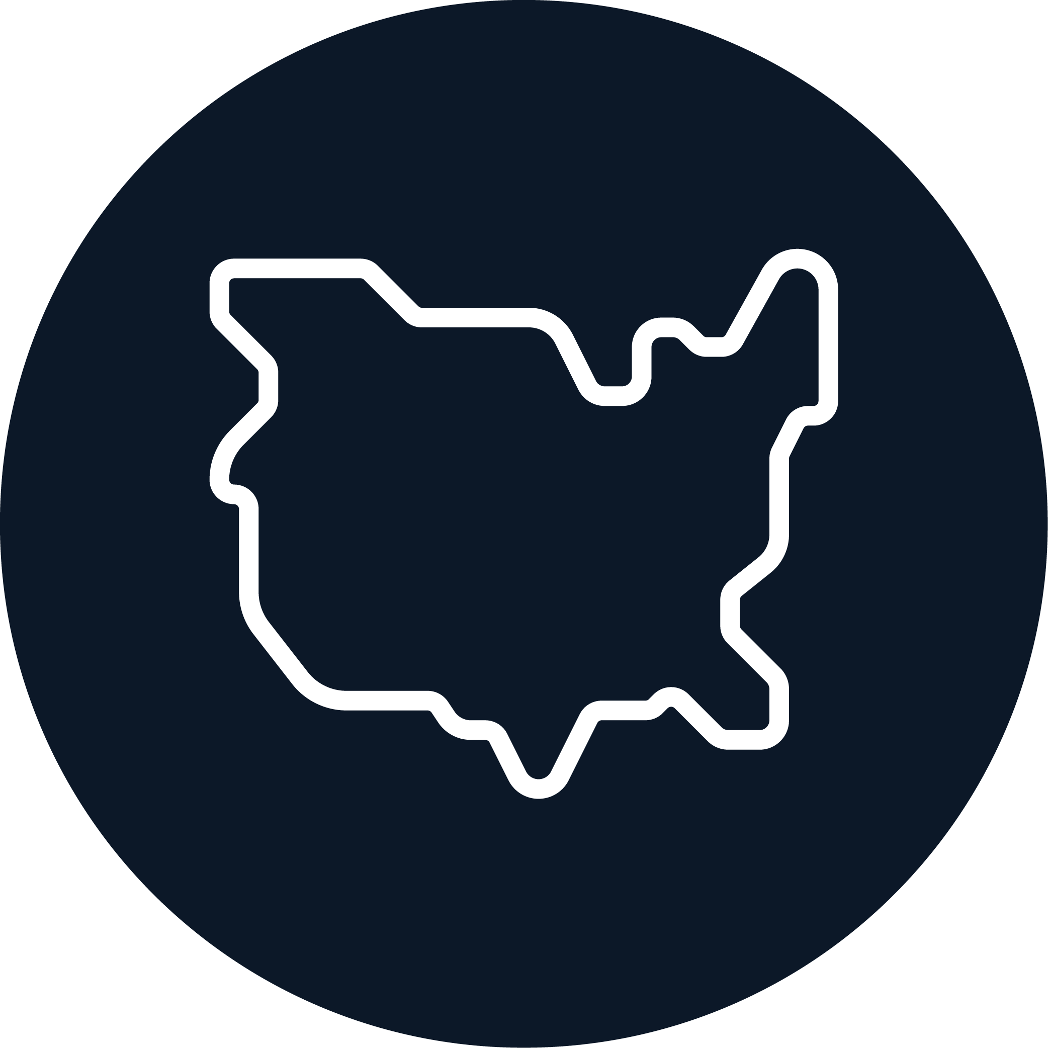 Icon depicting the United States.